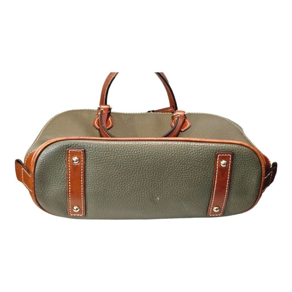 Dooney & Bourke Green and Tan Handbag - Picture 11 of 16